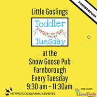 Little Goslings Toddler Tuesday at Snow goose - Farnborough