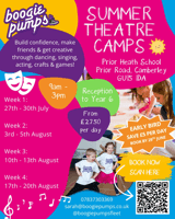 Camberley Holiday camps 4-11yrs Boogie Pumps Fleet and Camberley