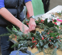 Wreath making - Dapdune Wharf