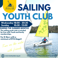 Junior Dinghy sailing Youth Club 8-15yrs - Hawley