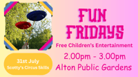 Fun Fridays | Scotty's Circus Skills | Alton - Family event in Alton public gardens, Alton, Hampshire