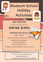 Spring Bird Craft Surrey Heath Museum - Camberley