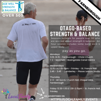Over 50s Otago strength & balance - Mytchett