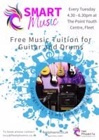 Free smart music for 11-24yr Fleet Phoenix youth clubs