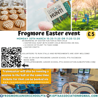 Easter Trail and fun Frogmore Junior School