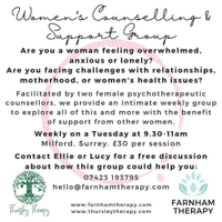 Womans Counselling and Support group- Farnham