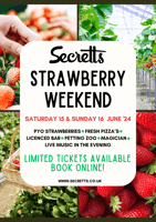 Secretts PYO Strawberry Weekend - Milford