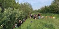 River dipping at Hortons mound - Tice's Meadow Big green weekend 2024 