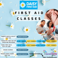 Family first aid & duty of care ONLINE with Daisy first aid - Camberley