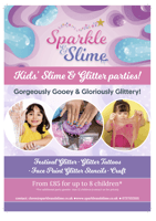 Sparkle and Slime parties with Phonics Bear party slots  in Hook