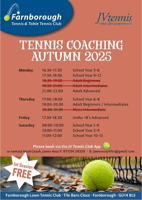FTC Tennis Coaching yr1-4 - Farnborough Tennis Club