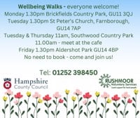Wellbeing Walks- Farnborough