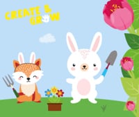 CREATE & GROW EASTER crafts at Squires Garden centres- Godalming