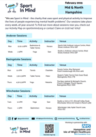 Badminton for mental Health- Sport in Mind -  Winchester