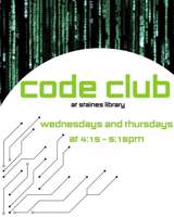 Code club- Staines Library