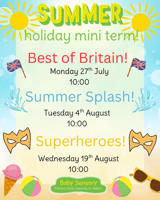 Best of Britain Baby Sensory Fleet - Family event in Zebon Copse Centre Danvers Drive, Fleet, GU52 0ZE