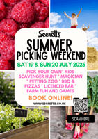 Summer PYO Secretts farm shop - Milford