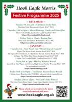 Hook Eagle Morris Men Christmas in the Park - Hook 