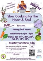 Slow cooking course at The Shed - Hale Community Centre - Farnham