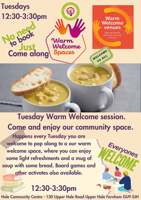 Warm welcome at The Shed - Hale Community Centre - Farnham