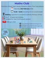 Level Up Maths Clubs 7–12yr | Woking