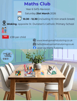 Level Up Maths Club Year 6 SATS Revision | Woking