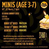 Popcorn Theatre Camp Matilda 3-7yrs - Woking