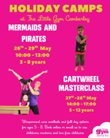 Mermaids and Pirates workshop 3-8yrs The Little gym Camberley