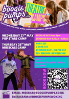 Musicals Theatre camp 4-12yr Boogie pumps Woking