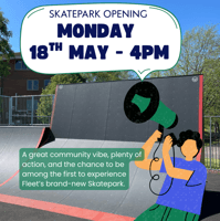 New Skatepark opening | Fleet