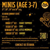 Chart Toppers Theatre Camp | 3-7yr Popcorn Theatre Woking 
