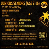 Oliver Theatre Camp | 6-16yr Popcorn Theatre Woking 