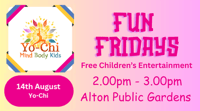 Fun Fridays | Kids Yo-Chi | Alton - Family event in Alton public gardens, Alton, Hampshire