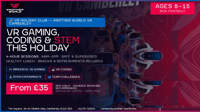 STEM Holiday Club | VR and coding | Camberley Another World VR 