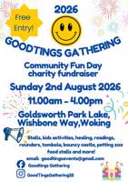 Goodtings Gathering | Goldsworth| Woking - Family event in Goldsworth Park, The Lakeview Community Centre, Woking, GU21 3AF