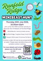 Mini beast hunt | Runfold - Family event in Runfold Ridge, Runfold, Farnham GU10 1PJ