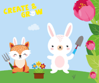 CREATE & GROW EASTER crafts at Squires Garden centres- Farnham