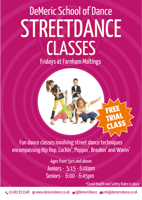  Street Dance & commercial dance Demeric Dance school of dance - Farnham