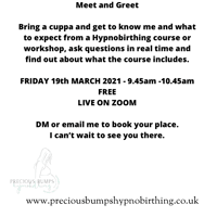 The Hypnobirthing Meet and greet/Q&A - FREE