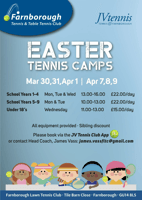 Tennis Camps yr5-yr9 with FTC  - Farnborough