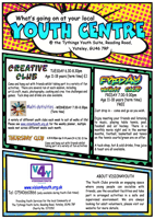 Thursday Vision 4 Youth club for 11-14yr - Yateley
