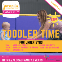 Toddler Trampoline Takeover - Camberley
