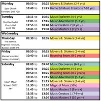 Vivace Music school - Toddler & Preschooler 2-4 yrs - Bordon Vivace Music school - Toddler & Preschooler 2-4 yrs - Bordon