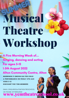 Musical Theatre half day Summer school - Alton Musical Theatre half day Summer school - Alton