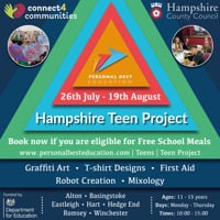 FREE Hampshire Teen Project - Alton for 11-15yrs FREE Hampshire Teen Project - Alton for 11-15yrs